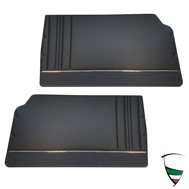 SET GT DOOR TRIM PANEL 1750 - black 2nd series, synthetic leather