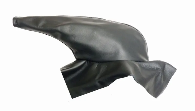 Soufflet frein à main, Cuir noir 66-77