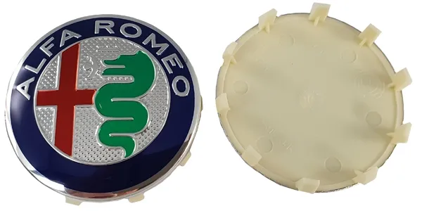 Felgenemblem Alfa Romeo silber/farbig 60mm 1 Stück