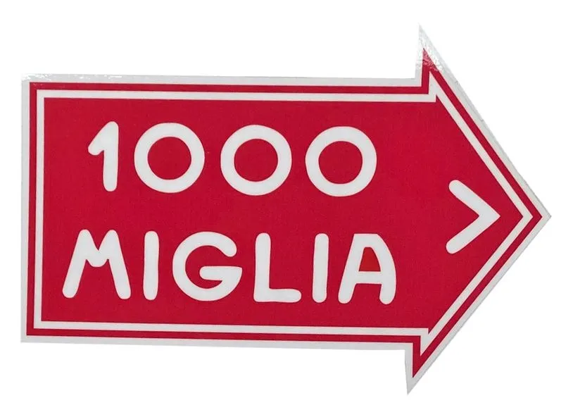 STICKER "MILLE MIGLIA" large