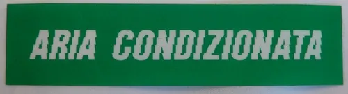 STICKER "ARIA CONDIZIONATA" MIRRORED