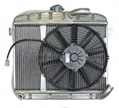 Kühler Aluminium GT 2. Serie mit Lüfter u. Kühlerdeckel