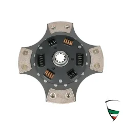 Rennkupplungsscheibe Sintermetall mit Torsionsfedern 215 mm