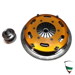 Rennkupplung incl. Schwungscheibe 130 Zähne, Druckplatte aus Ergal, Sintermetall Kupplungsscheibe und Spezialausrücklager Ausführung für 2L Modelle mit 6 Schrauben Gewicht 10,2 Kg