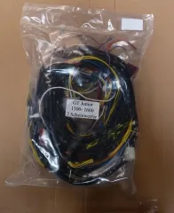 Kabelbaum GT Junior 1300/1600 mit 2 Scheinwerfern, Kantenhaube,'70 für Fahrzeuge mit Sicherungs- kasten links im Motorraum