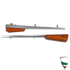 SET OF SIDE INDICATORS GIULIA TI/TI SUPER WITH CHROME BAR