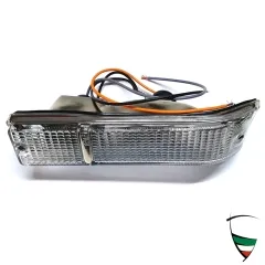 GT FRONT INDICATOR left / 70-77 reproduction glass white/white
