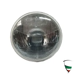 HEADLAMP H4 7" SPIDER ORIGINAL CARELLO LOOK REPRODUCTION RHD,LEFT SIDE TRAFFIC