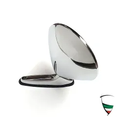 OUTER MIRROR round/chrome without emblem