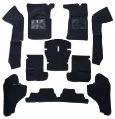 kit moquette Spider 90 nero 10 pezzi