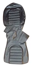 Habillage noir, Couture transversale, appuie-tête 25 cm 83-86