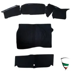 TRUNK CARPET- SPIDER 1990-93 black