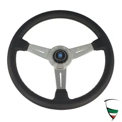 NARDI STEERING WHEEL leathter/black diameter 365 mm WITHOUT MOT
