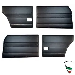 Türverkleidungssatz Giulia 69-73 komplett schwarz (vorn L+R, hinten L+R)