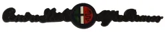 SCRIPT CENTROSTILE-ALFAROMEO BLACK LATERAL 140x23MM PAIR 2 PIECES