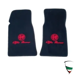 FOOT MAT SET black SPIDER 1970-86