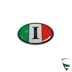 NATIONALITY PLATE 36x25mm ITALY self-adhesive - oval/2 pieces