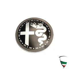EMBLEM IN BLACK 48mm FOR ALUMINIUM WHEEL